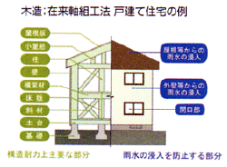 保険の対象となる基本構造部分